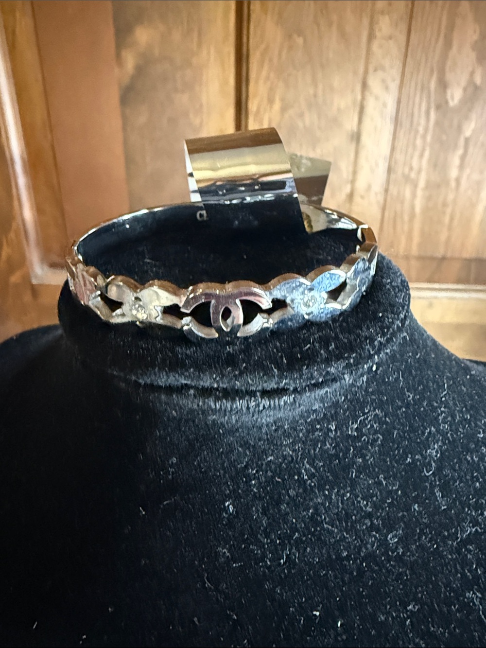 Silver Linked bangle Women's Jewelry